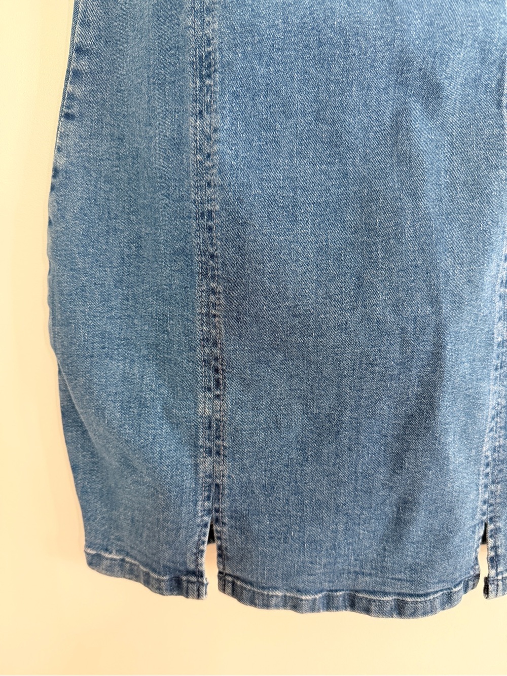 TOPSHOP Blue Denim Tank Dress - Picture 3 of 8